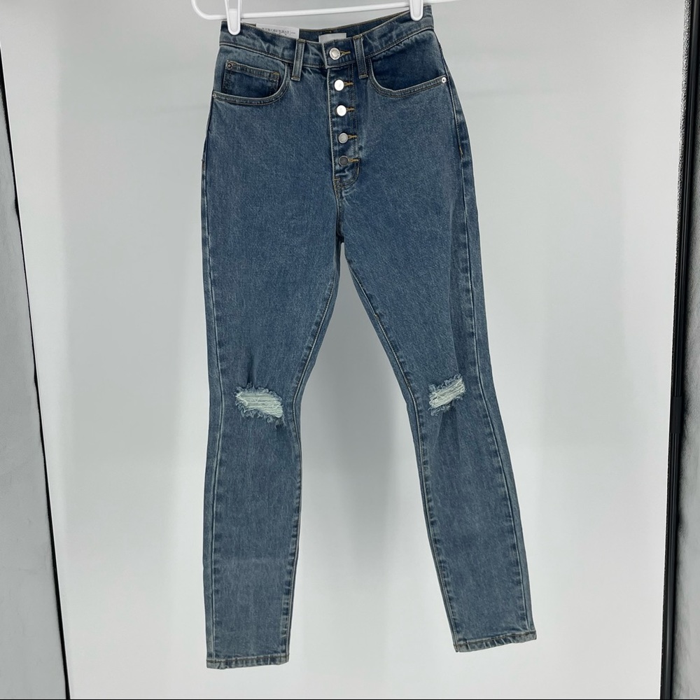 WE WORE WHAT NWT THE DANIELLE JEAN IN SPEING ST HOLE BLUE 24 - Picture 2 of 12